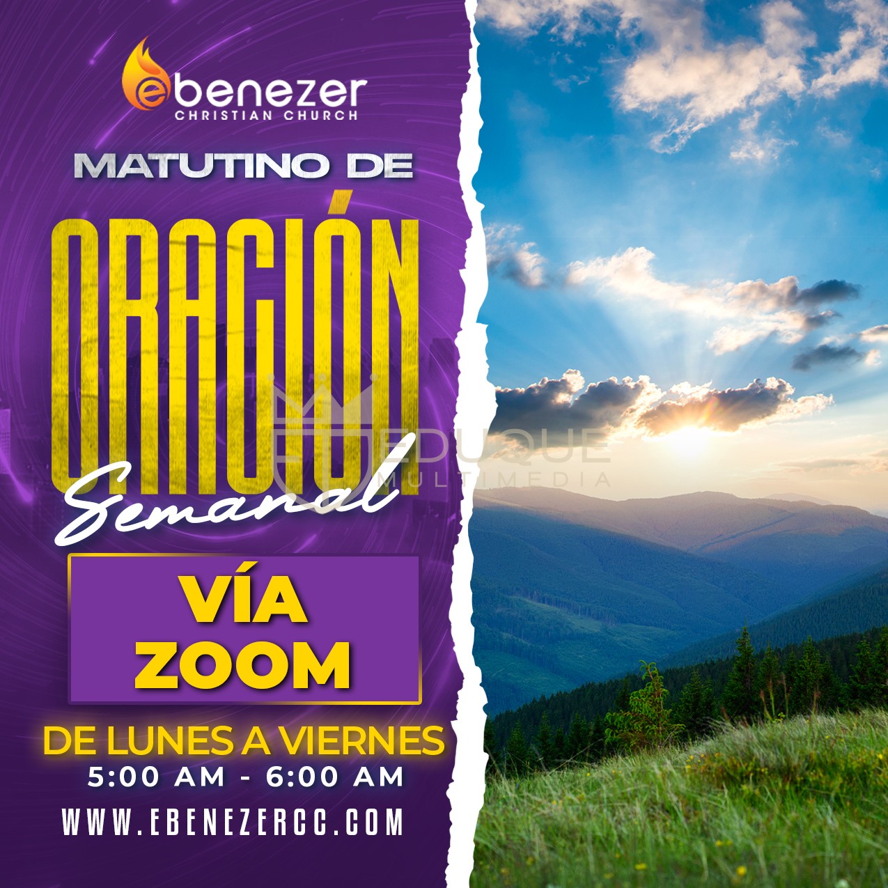 MATUTINO DE ORACIÓN SEMANAL